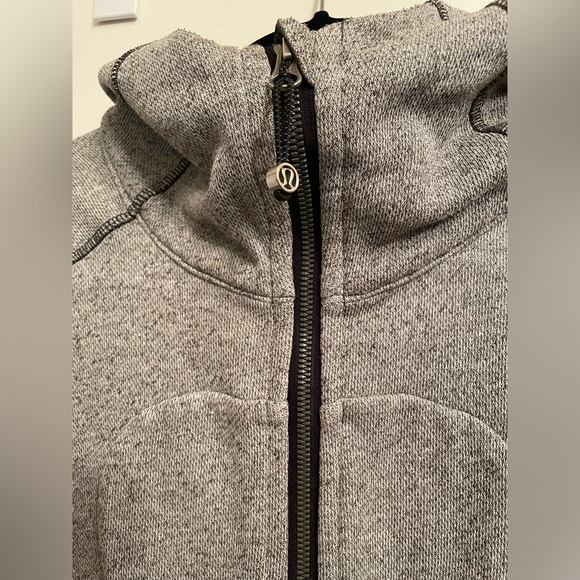 Lululemon gray zip up hoodie - Picture 2 of 5